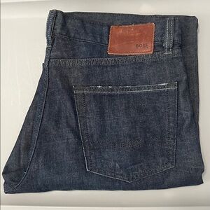 Boss Texas Regular Fit Jeans Dark Wash Size 36